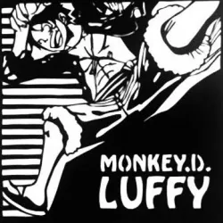 Monkey D. Luffy stencil 2