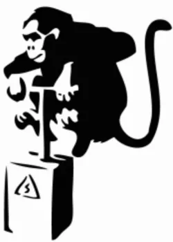 monkey stencil