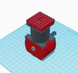 Motorcycle 1 Cylinder Engine