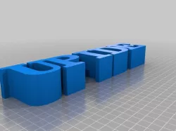 My Customized 5 Letters in a Row