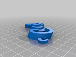 My Customized iamburny's  Text - Name Keyring / Keyfob