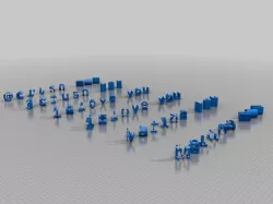 My Customized Triple Letter Blocks Illusion