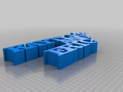My Customized Variable WORD Sculpture
