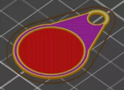 NFC Tag keychain