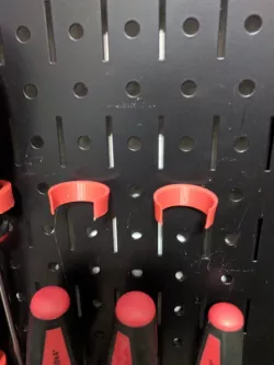 Peg Board Tool Holder
