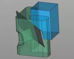 Printed part edge cleaner / cutter