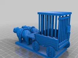 Prisoner wagon for 28mm gaming