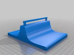 Quarter Pipes With Grind Rail