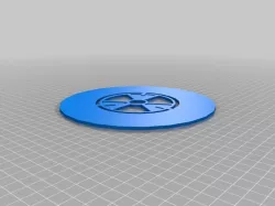 Radioactive Symbol Stencil