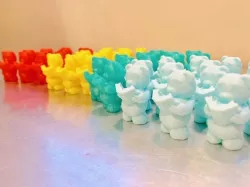 Reading Teddy Bear Figurine