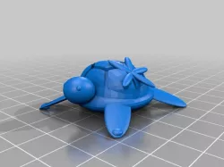 Ruby's Turtle Keyring