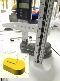 Rule - Height Gauge - base