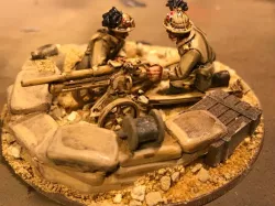 Sandbag emplacement