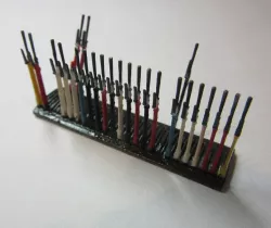 Signal box lever frame (25 levers)