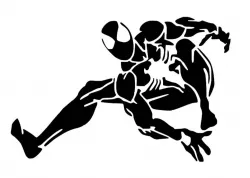 Spiderman Venom stencil 2