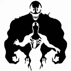 Spiderman Venom stencil 3
