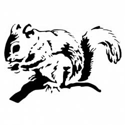 squirrel stencil printable 3d models 【 STLFinder