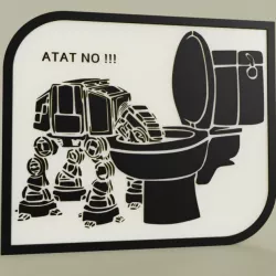StarWars - ATAT drinks in the toilet bowl - NO
