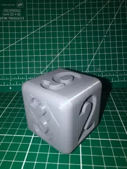 Teach Numbers Cube 6cm