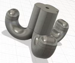 Tesla3 Trunk Hook (3 way top mounted hook)