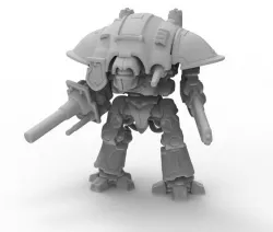 Tiny knightly mech on a quest