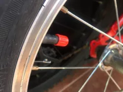 Tire Valve Cap, a bit smaller for you to twist and adjust better.