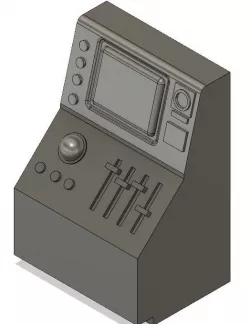 Trackball computer monitor wargame scenery terrain