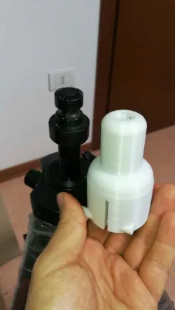 Tripod to microphone rod adapter