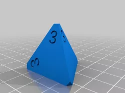 Unique D4 Dice