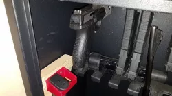 Universal storage pistol holder