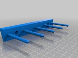 Wall thread spool holder