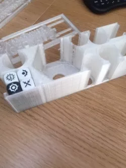 Warhammer NightVault Token box (with tabs) For magic dice