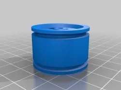 Wheel for LEGO technic tire mounted to N20 motor