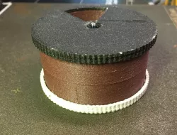 10 compartment pill box w/ springloaded lids