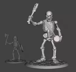 28mm Skeleton Army Undead Giant