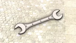 3D Printed Hex Spanner 13x17 size