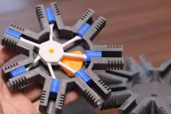 7 Cylinder Radial Engine Model