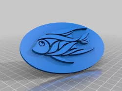 Abstract Sun Fish