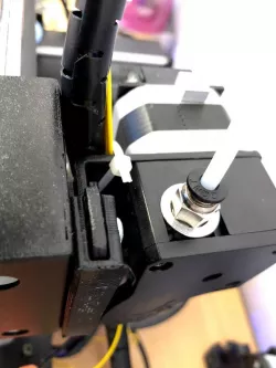 Anycubic i3 mega-s extruder mount tpu dampener. (For noise reduction)