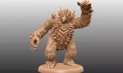 Armored Owl Bear - Tabletop Miniature