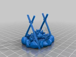 Artisan Guild Patreon "Adventurer Camp" Sample - Campfire