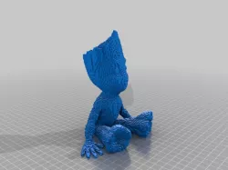 Baby Groot Pixelized