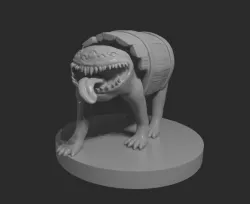 Barrel Mimic Dog! 