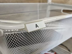 Basket Label Holder