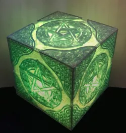 Celtic Knot Pentacle Lamp
