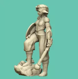 Clarabelle - Female Firbold Grave Cleric