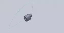 Combi boiler button extender (D shaped)