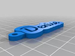 Denise inverse Customized Key Chain