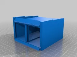Diecast Garage 2-Bay w/door