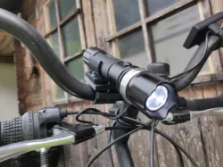 flashlight bike mount